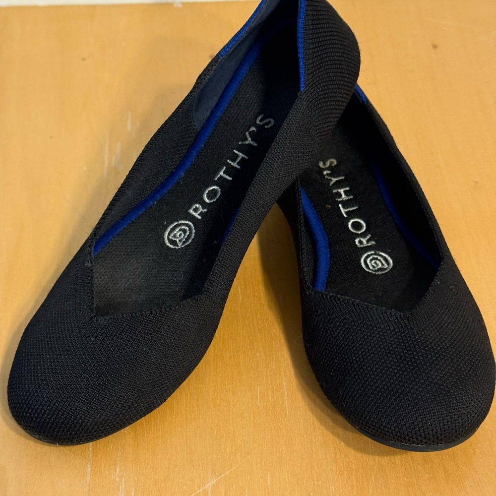Rothy's Black Minimalist Flats